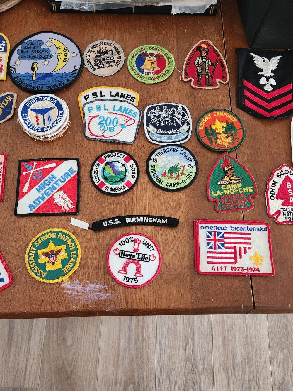 Assorted Multicolor Collectible Merit Patches - Decorative Patch Set
